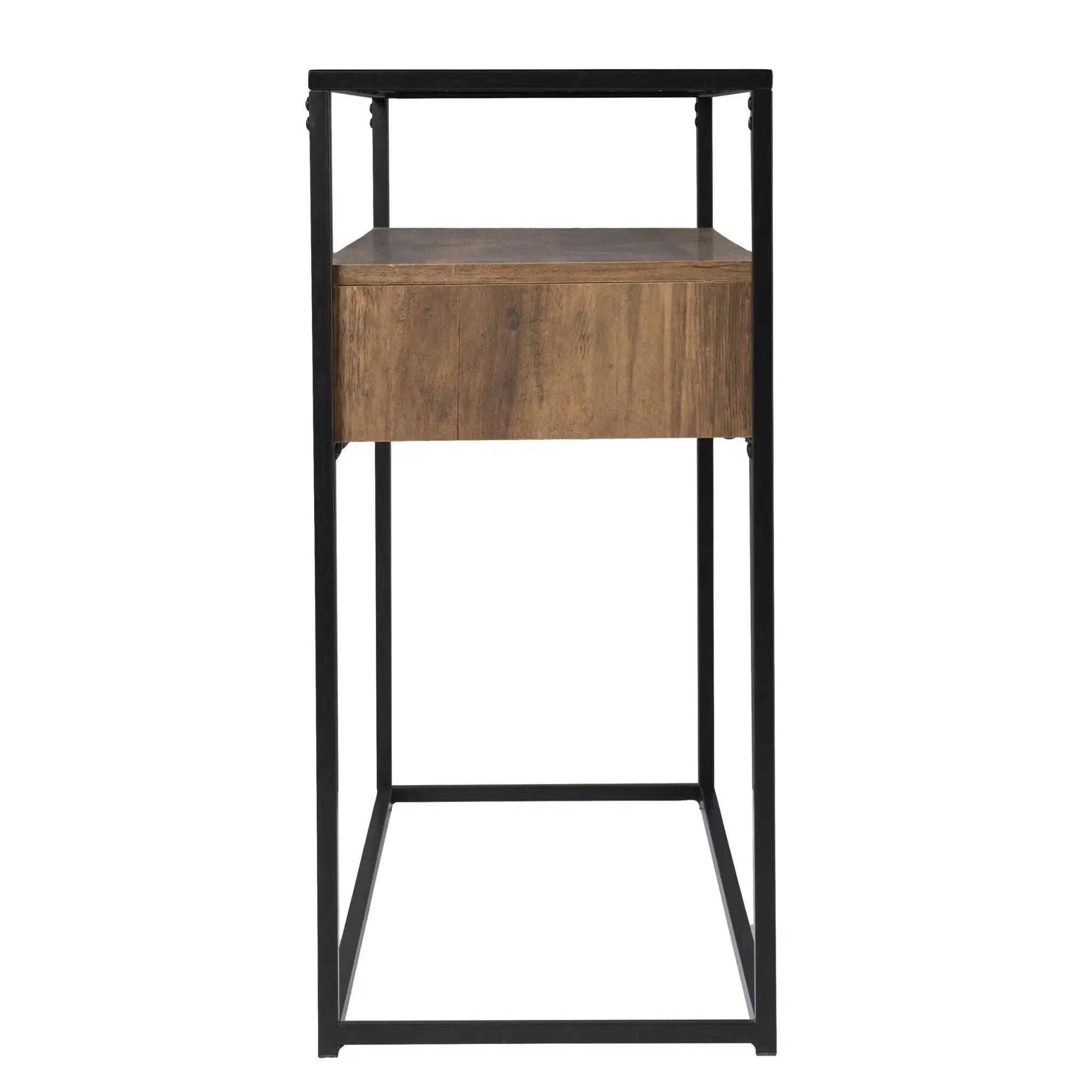 48" Clear and Black Glass Frame Console Table With Storage With Storage Homeroots Living Room