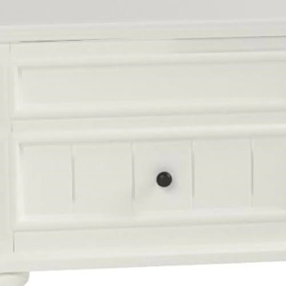 48" White Wood Lift Top Solid Coffee Table With Two Drawers Homeroots Living Room