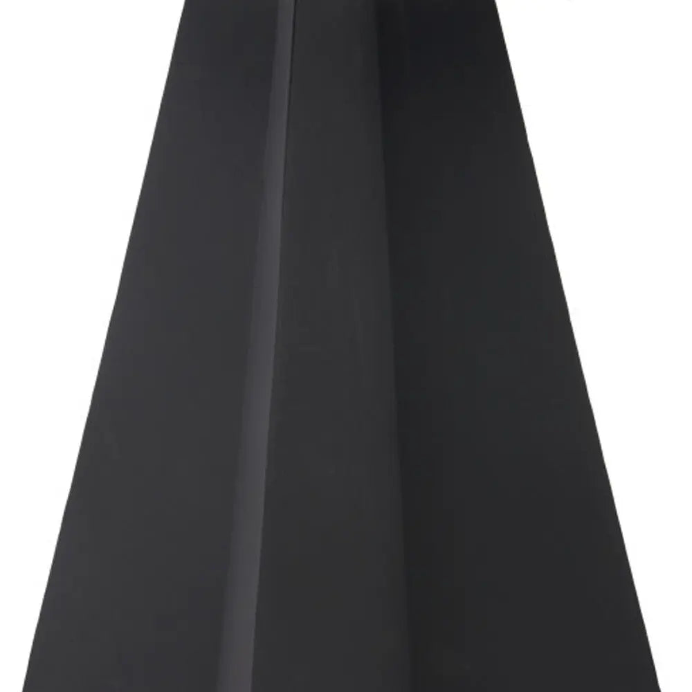 48" White and Black Sintered Stone and Steel Pedestal Base Round Dining Table Homeroots Kitchen & Dining