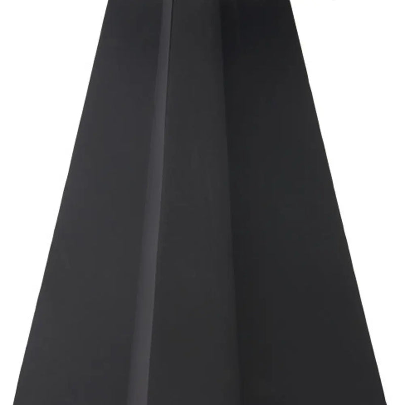 48" White and Black Sintered Stone and Steel Pedestal Base Round Dining Table Homeroots Kitchen & Dining