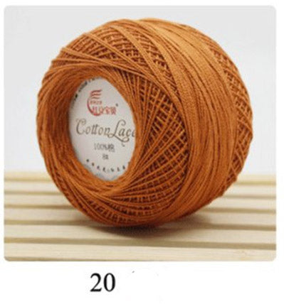 Crochet Knitting yarn Soft Comfortable Thin Yarn Lace Threads for Knitting 14 Colour Eco-friendly Dyed Sweater Scarf