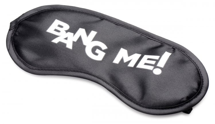 Bang! Backdoor Adventure 3pc Butt Plug Bullet & Blindfold Kit Black - GreatEagleInc
