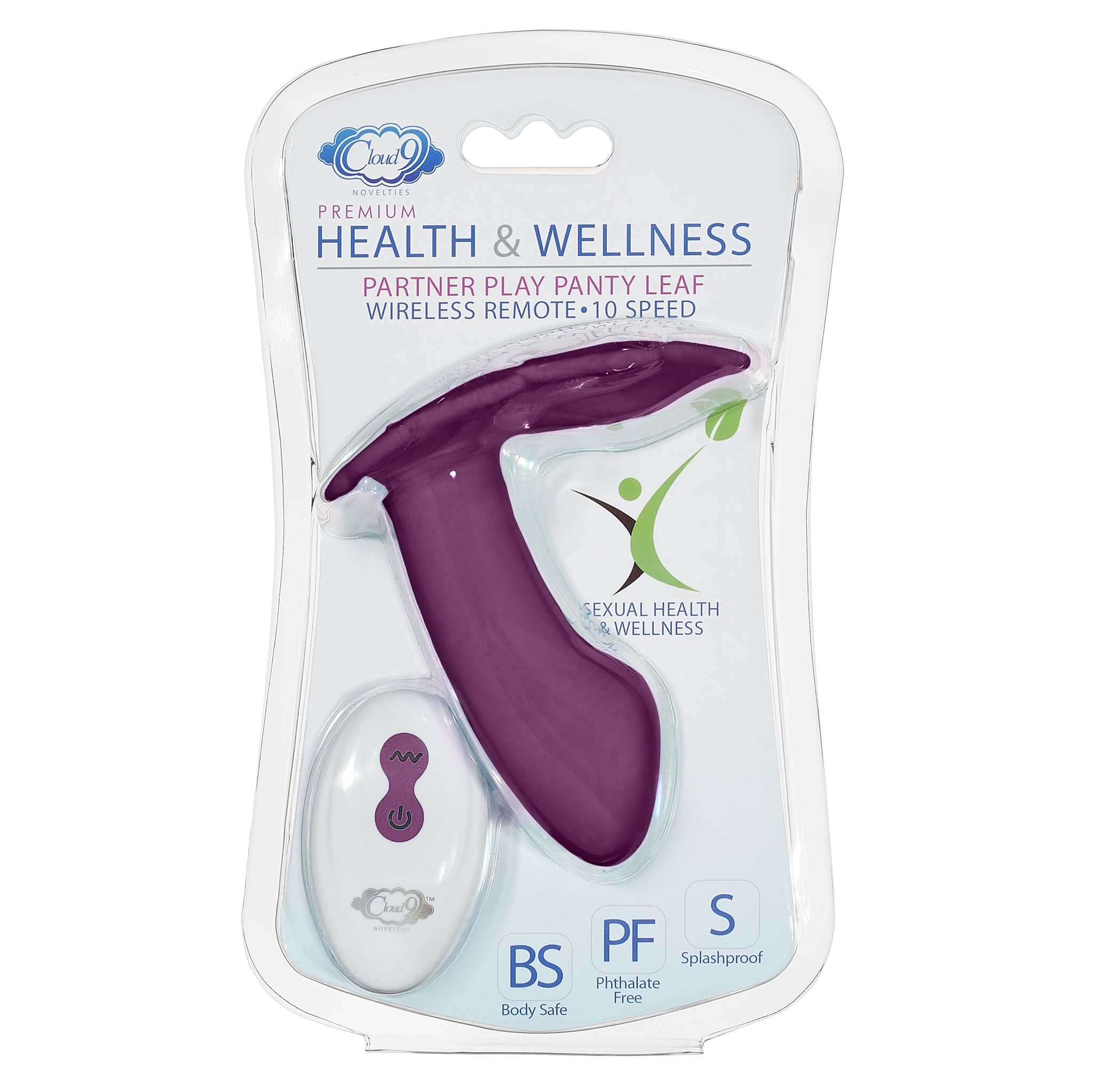 Cloud 9 Health & Wellness Wireless Remote Control Panty Leaf" Vibe - GreatEagleInc