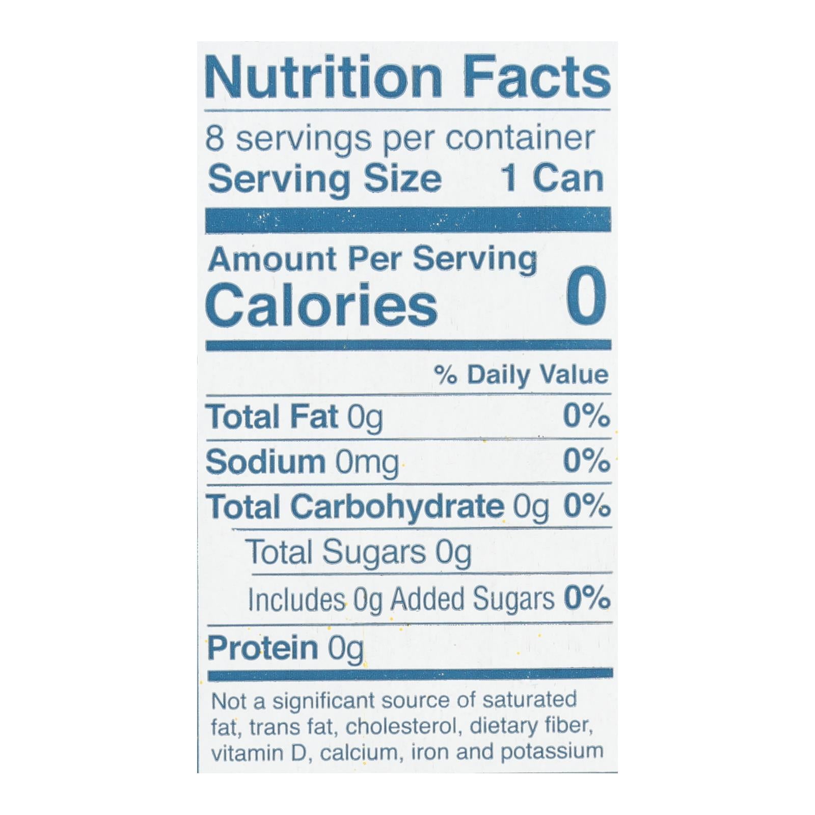 Waterloo Sparkling Water  - Case Of 2 - 12/12 Fz - GreatEagleInc