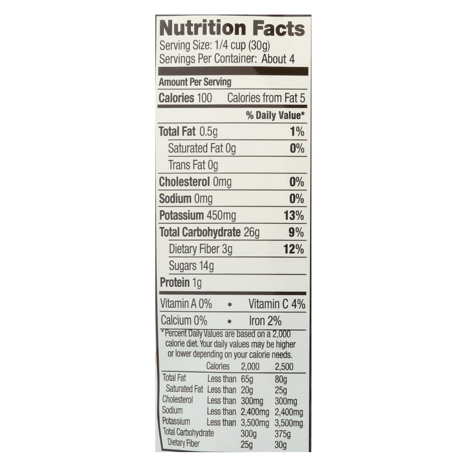 Made In Nature Bananas - Organic - Dried - Case Of 6 - 4 Oz - GreatEagleInc