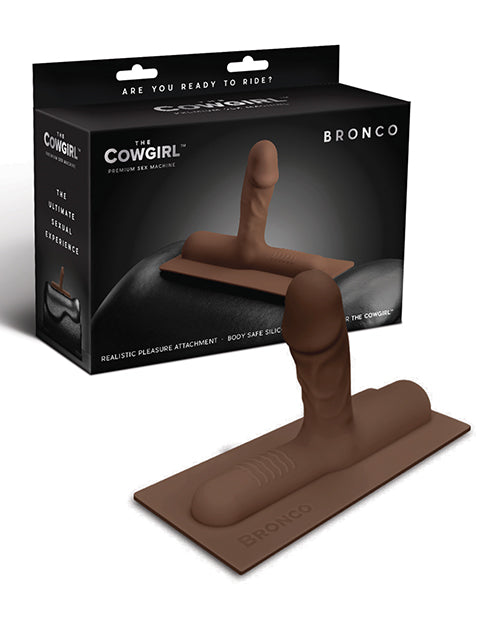 The Cowgirl Bronco Silicone Attachment Chocolate