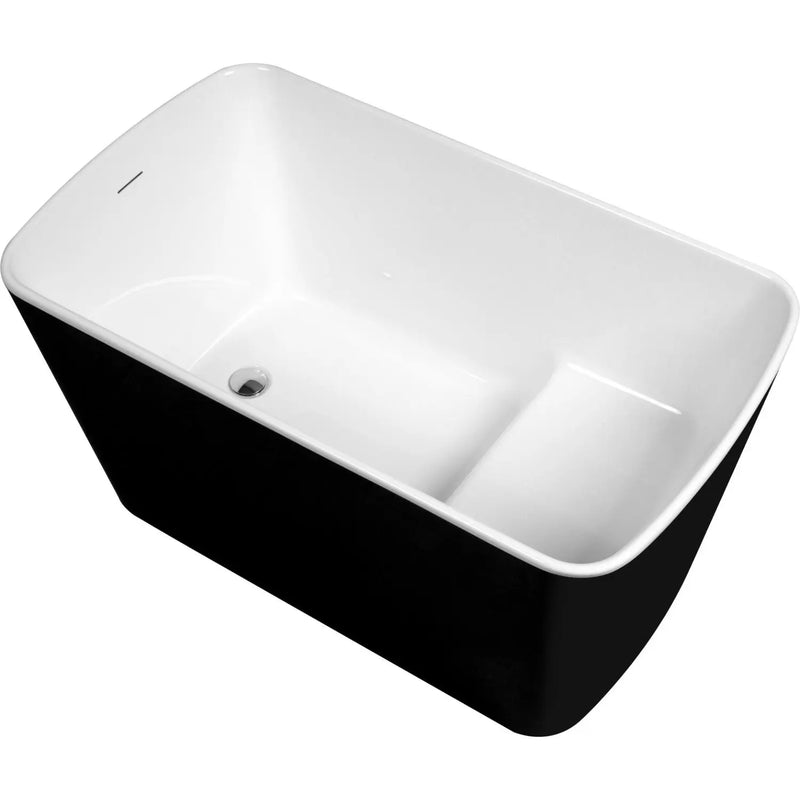 49" White Acrylic Bath Tub Homeroots Bed & Bath