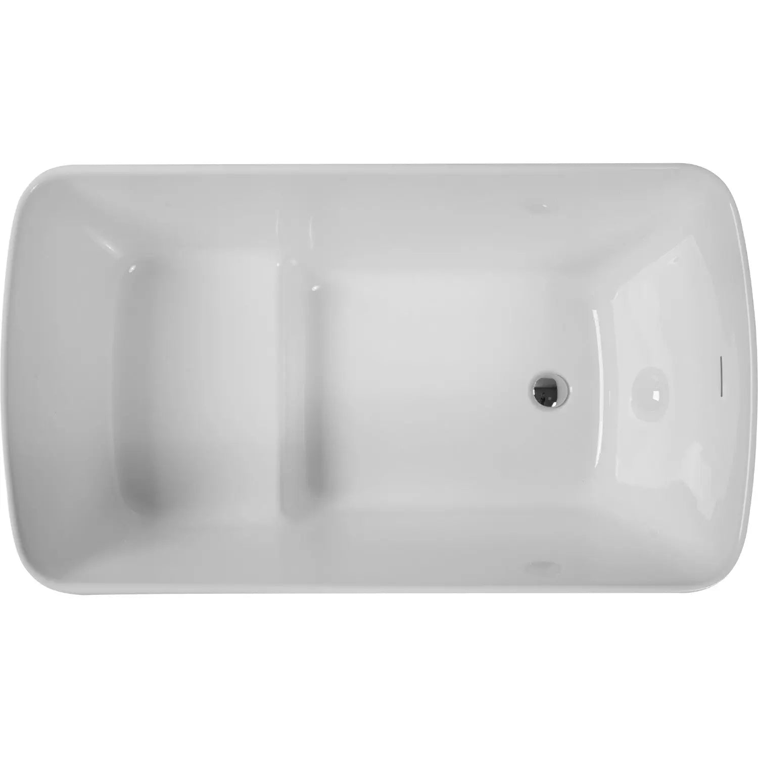 49" White Acrylic Bath Tub Homeroots Bed & Bath