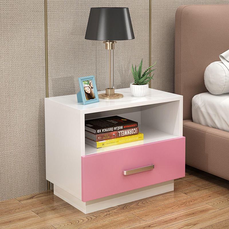 Bedroom Bedside Table Nordic Furniture Living Room Lockers Modern Simplicity Coffee Table Side Table TV Side White Table B1 Grid
