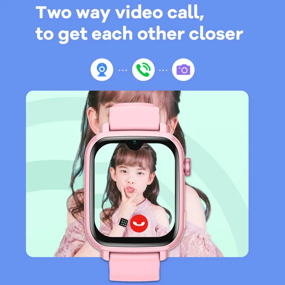 4G Smart Watch Kids GPS WIFI Video Call SOS APP Download Child Smartwatch Camera Monitor Tracker Location Phone Watch GreatEagleInc