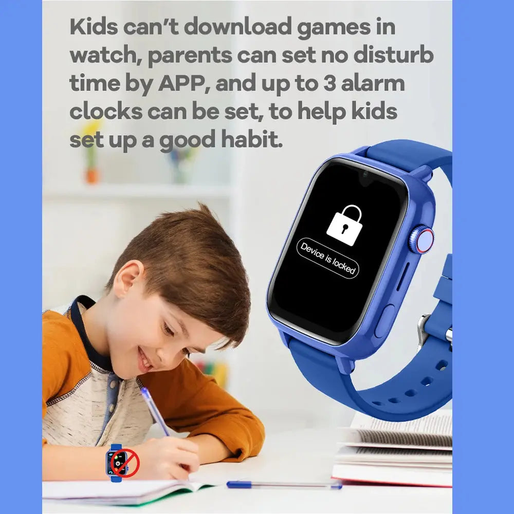 4G Smart Watch Kids GPS WIFI Video Call SOS APP Download Child Smartwatch Camera Monitor Tracker Location Phone Watch GreatEagleInc