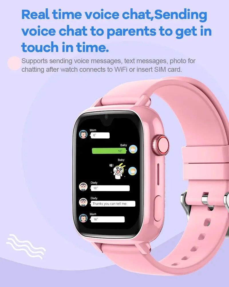 4G Smart Watch Kids GPS WIFI Video Call SOS APP Download Child Smartwatch Camera Monitor Tracker Location Phone Watch GreatEagleInc