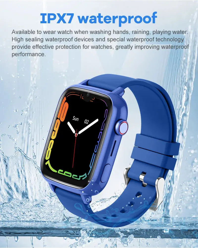 4G Smart Watch Kids GPS WIFI Video Call SOS APP Download Child Smartwatch Camera Monitor Tracker Location Phone Watch GreatEagleInc