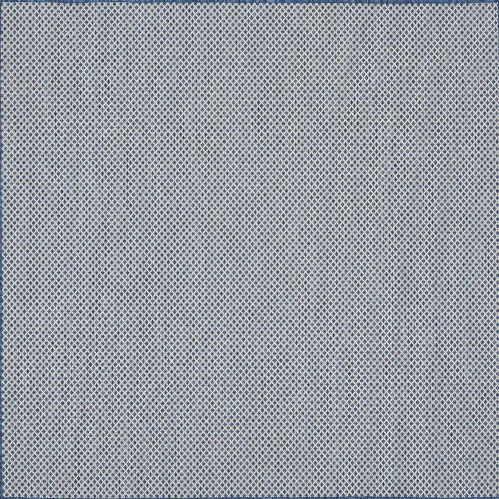 4' Bone Square Geometric Power Loom Area Rug Homeroots Outdoor