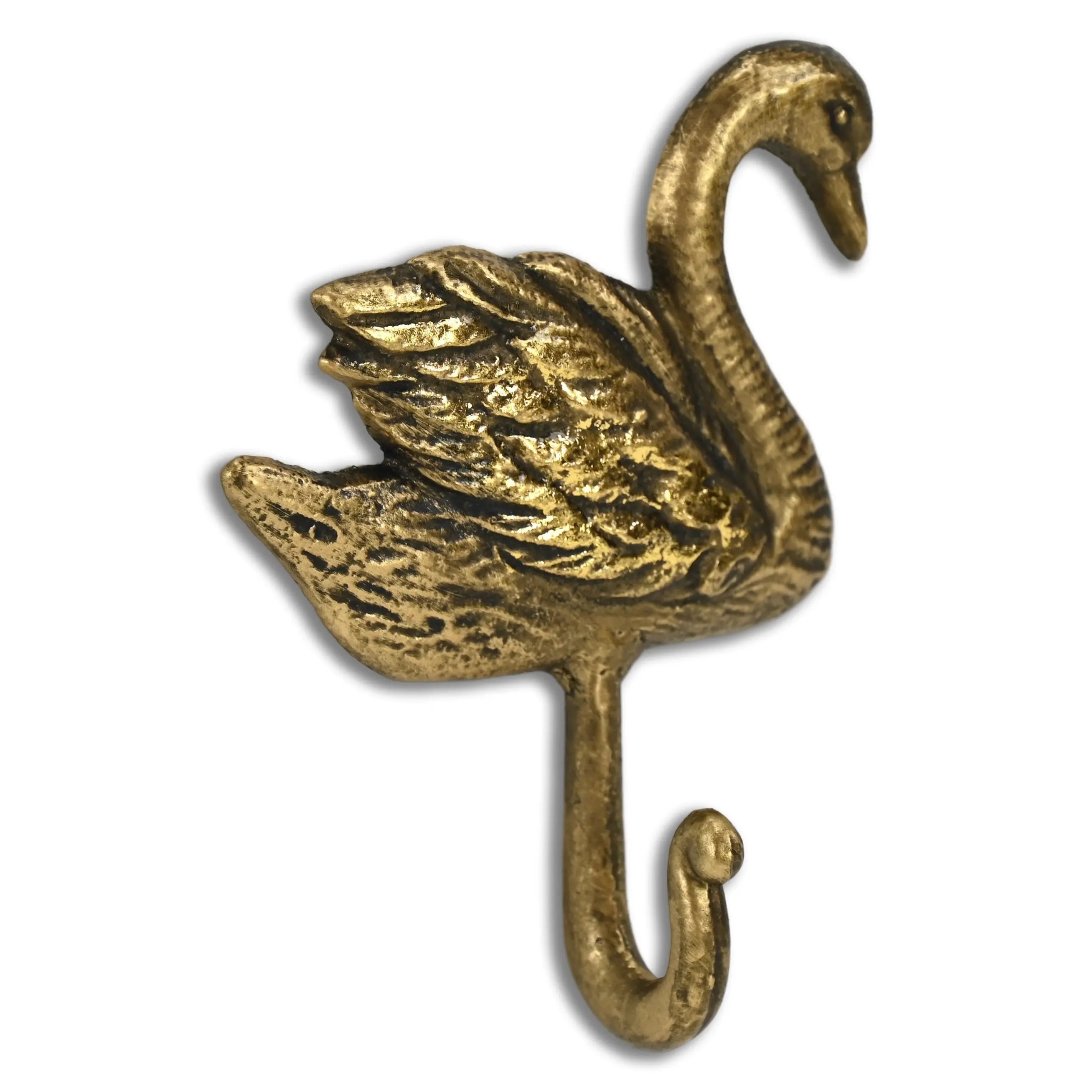 4" Gold Frame Material Bird Wall Hook Wall Hooks Homeroots Organization
