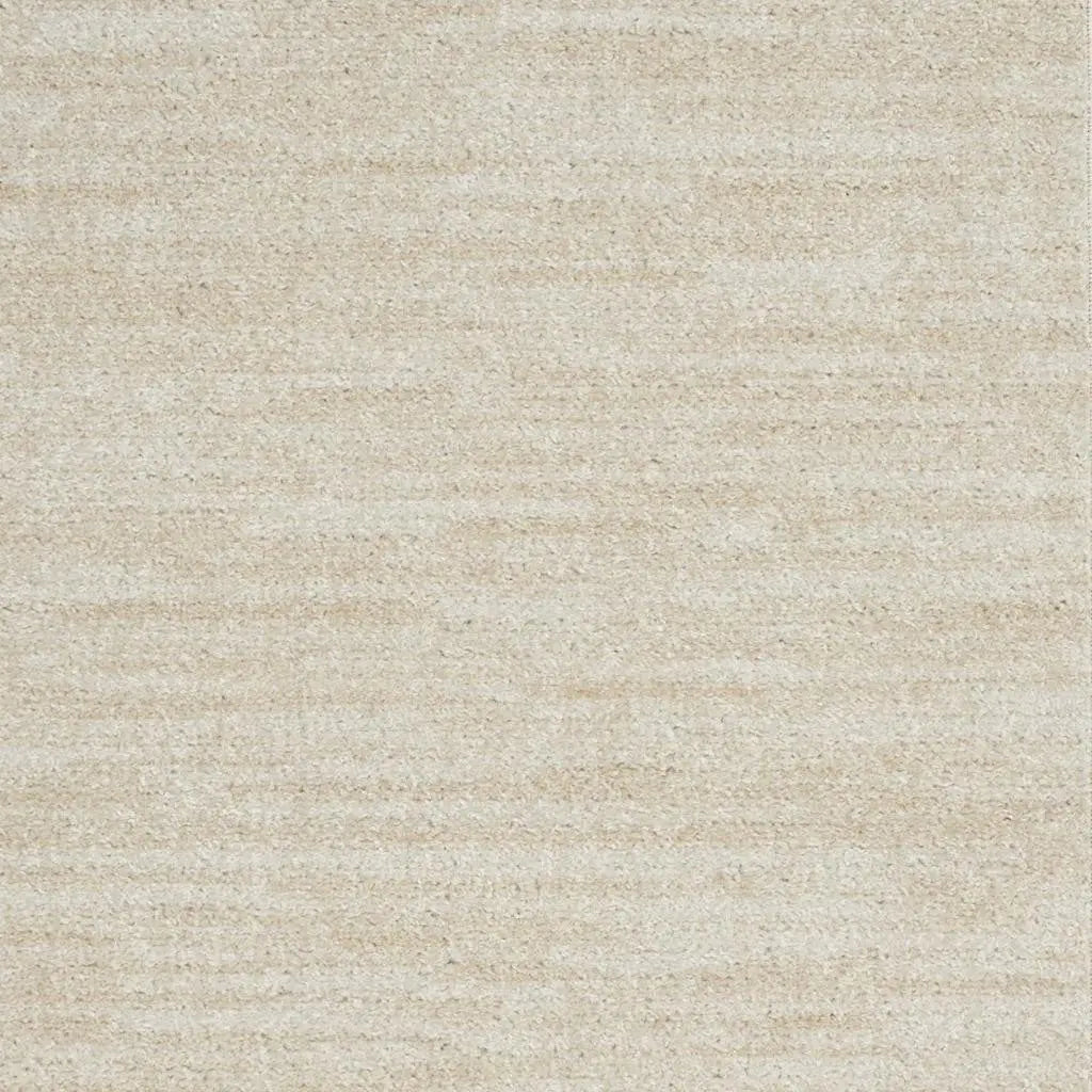 4' Runner Beige And Ivory Indoor Outdoor Runner Rug - GreatEagleInc