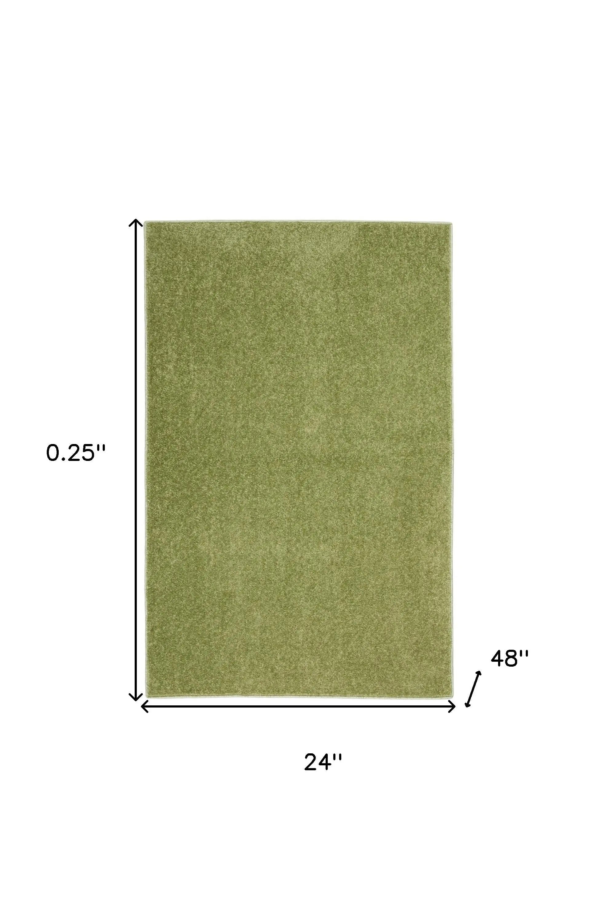 4' Runner Green Indoor Outdoor Runner Rug Homeroots Outdoor