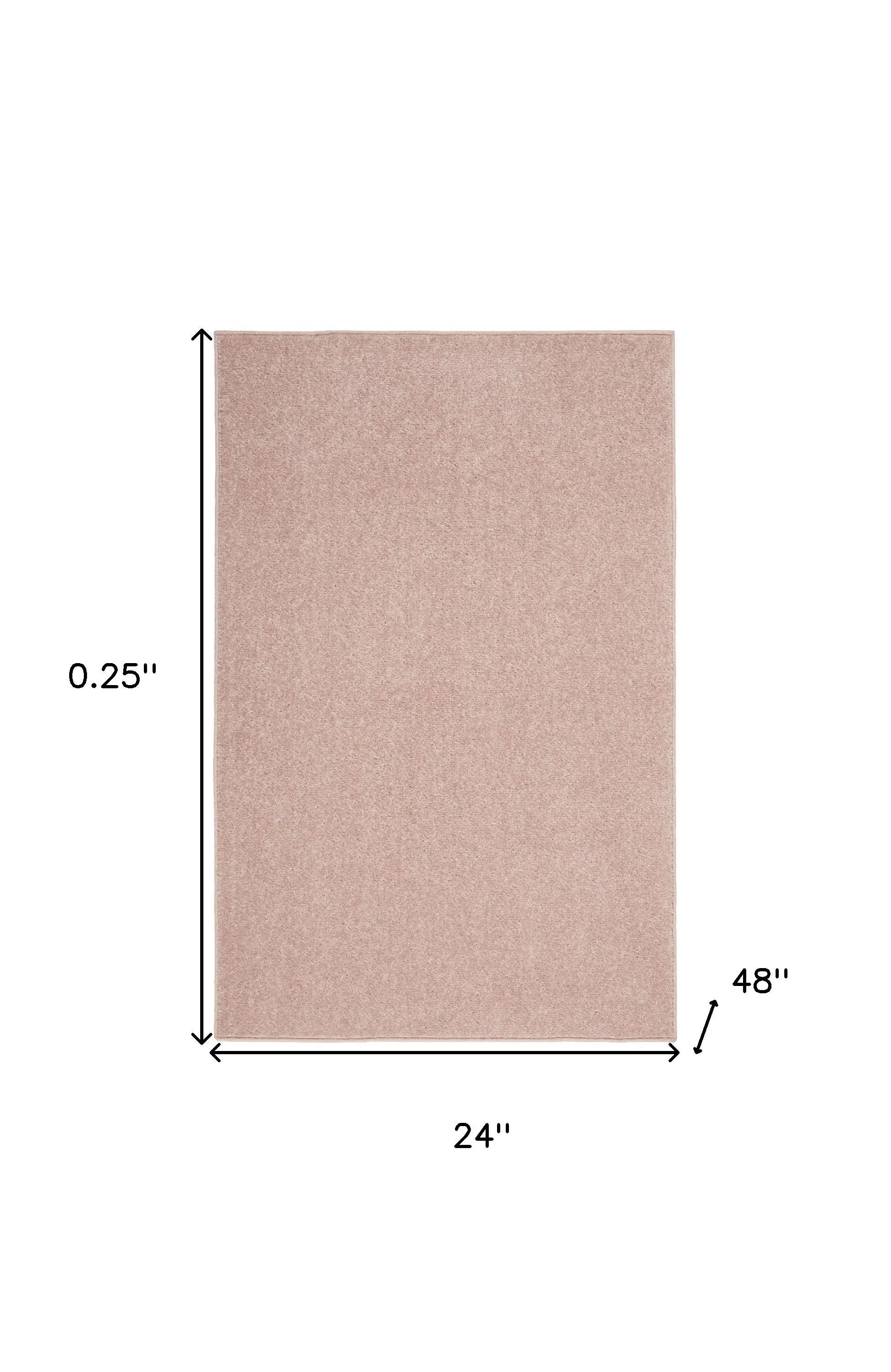 4' Runner Pink Indoor Outdoor Runner Rug - GreatEagleInc