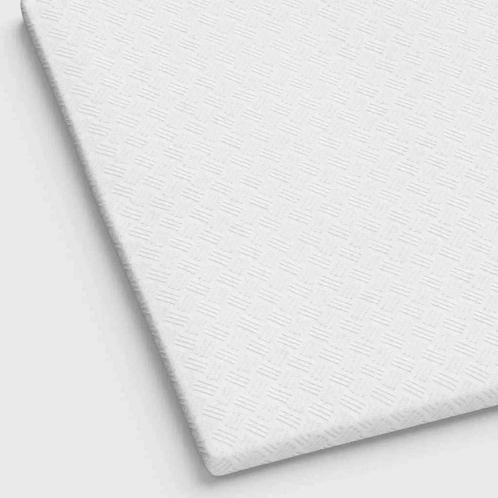 4" White Memory Foam Full Double Mattress Topper Homeroots Bed & Bath