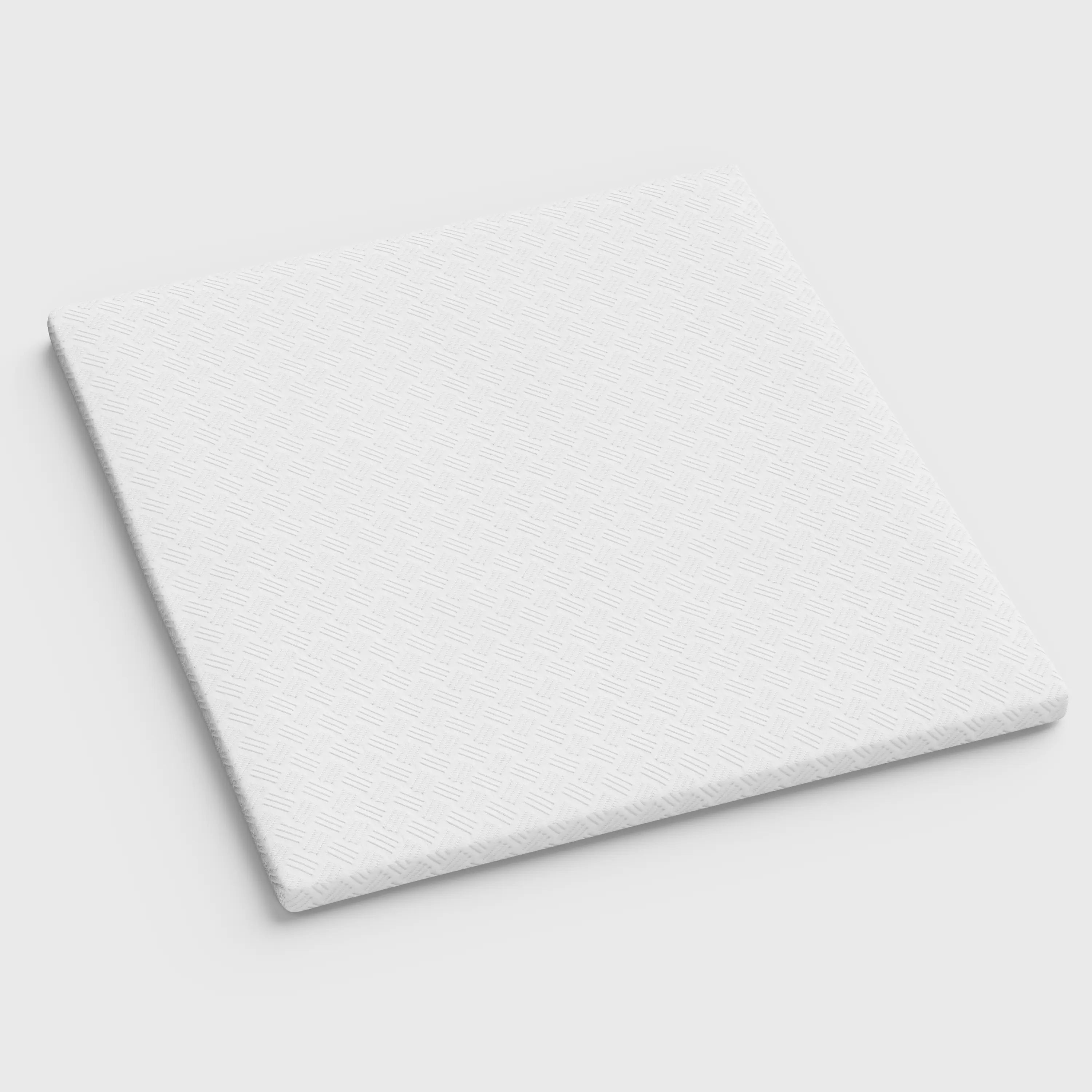4" White Memory Foam Full Double Mattress Topper Homeroots Bed & Bath