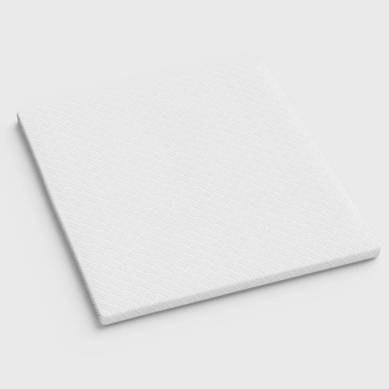 4" White Memory Foam Full Double Mattress Topper Homeroots Bed & Bath