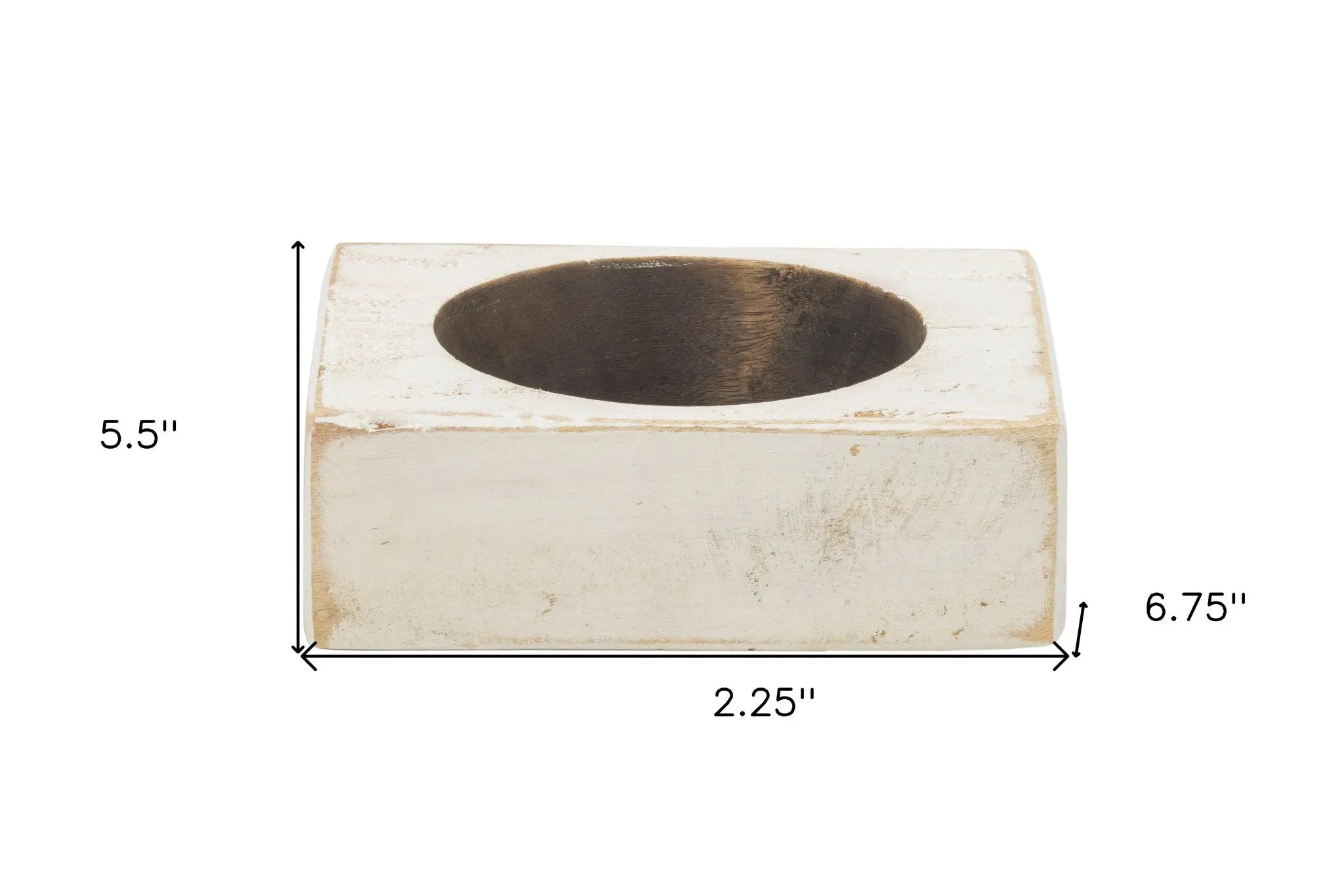 4" Wide Pillar Tabletop Pillar Candle Holder Homeroots Home Decor