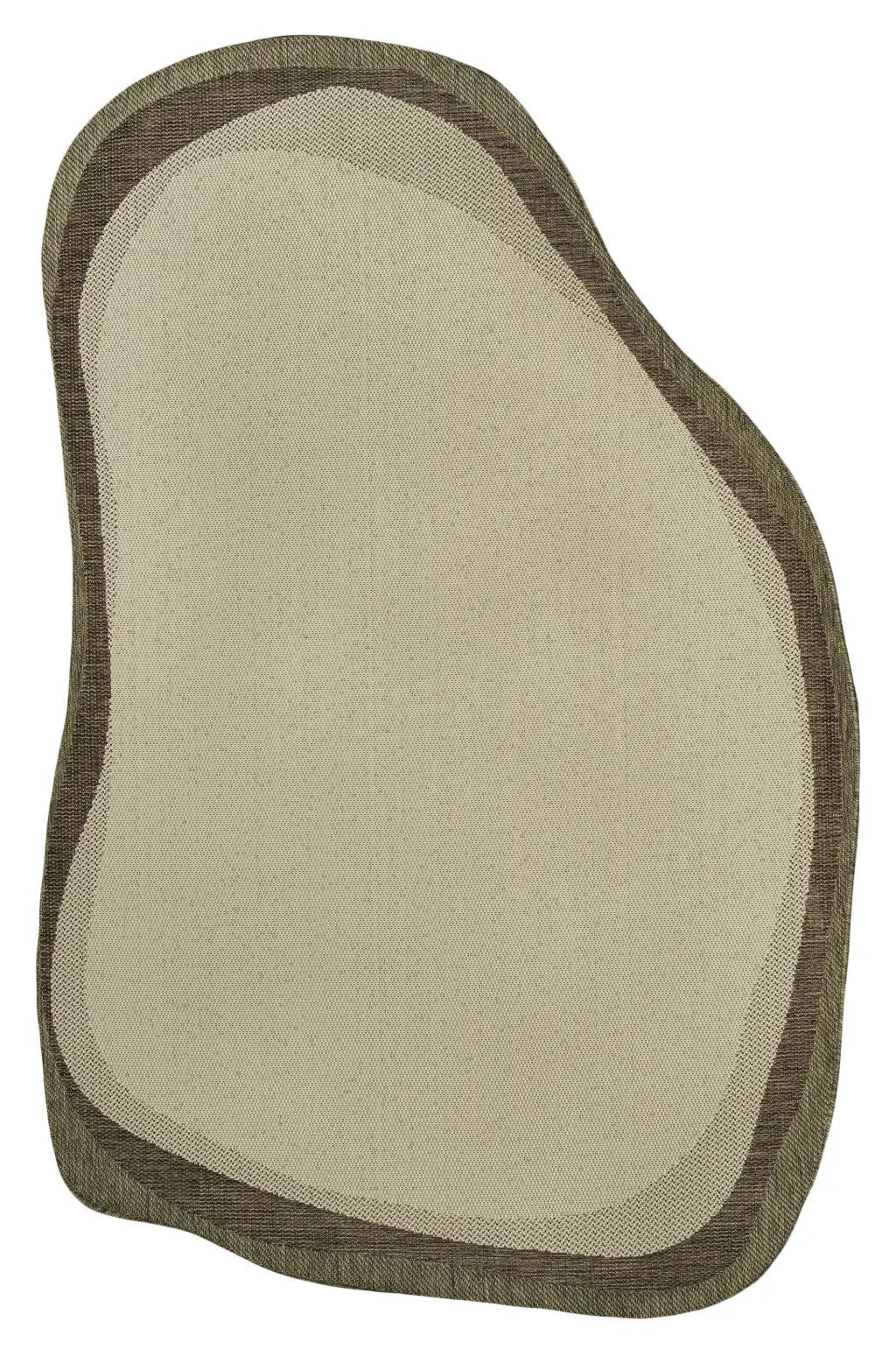 4' X 6' Beige And Brown Abstract Indoor Outdoor Area Rug Homeroots Outdoor