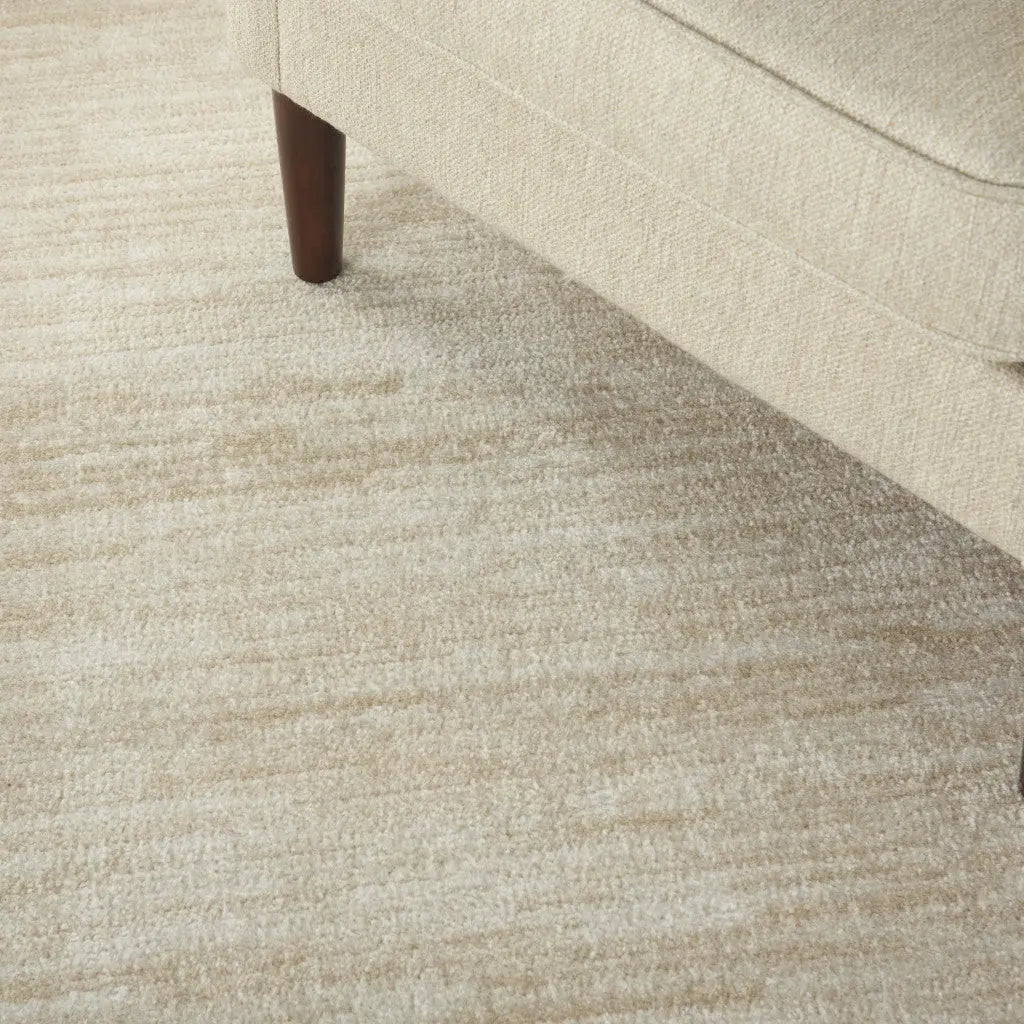 4' X 6' Beige And Ivory Indoor Outdoor Area Rug Homeroots Outdoor