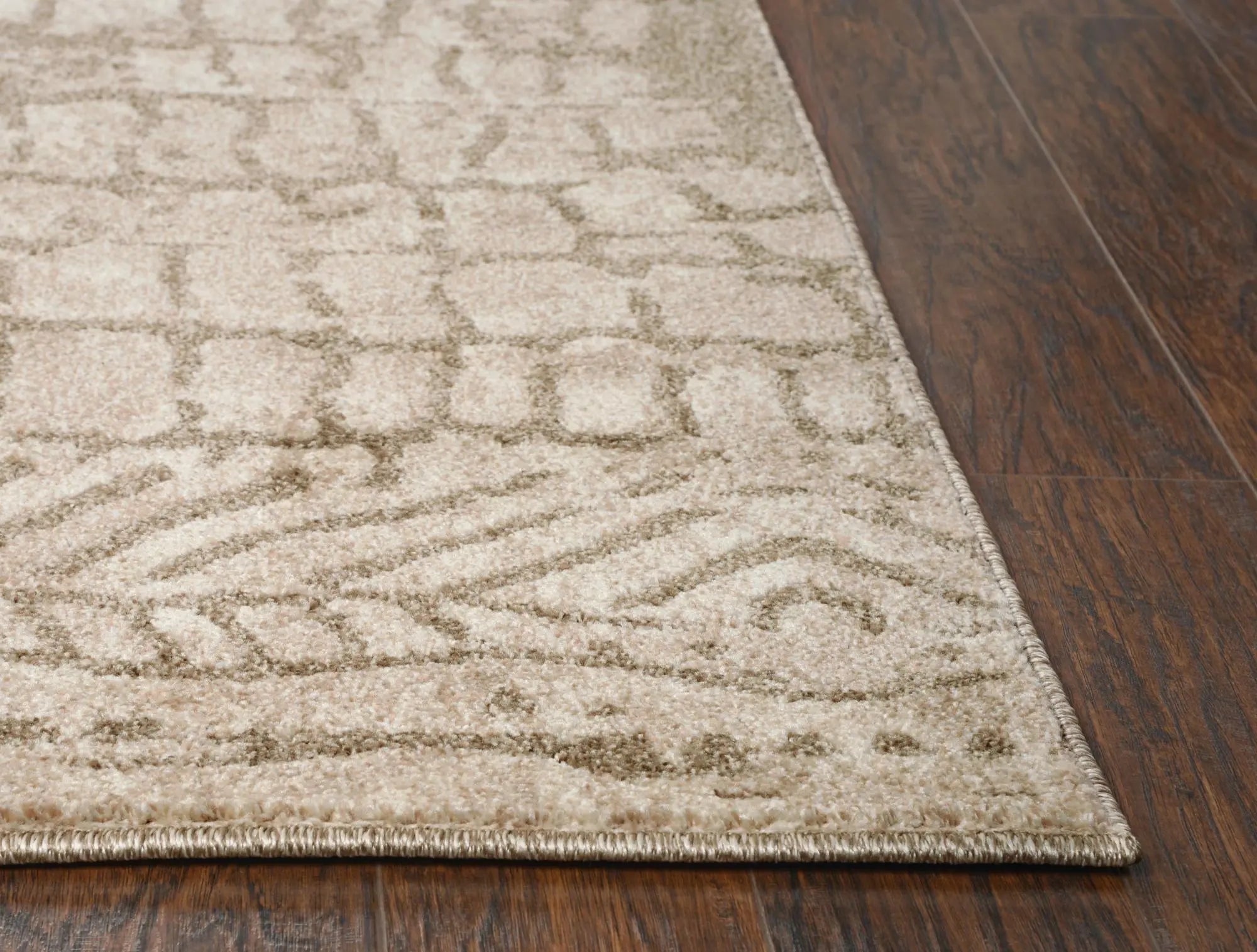 4' X 6' Beige Brown And Ivory Abstract Area Rug Homeroots Home Decor