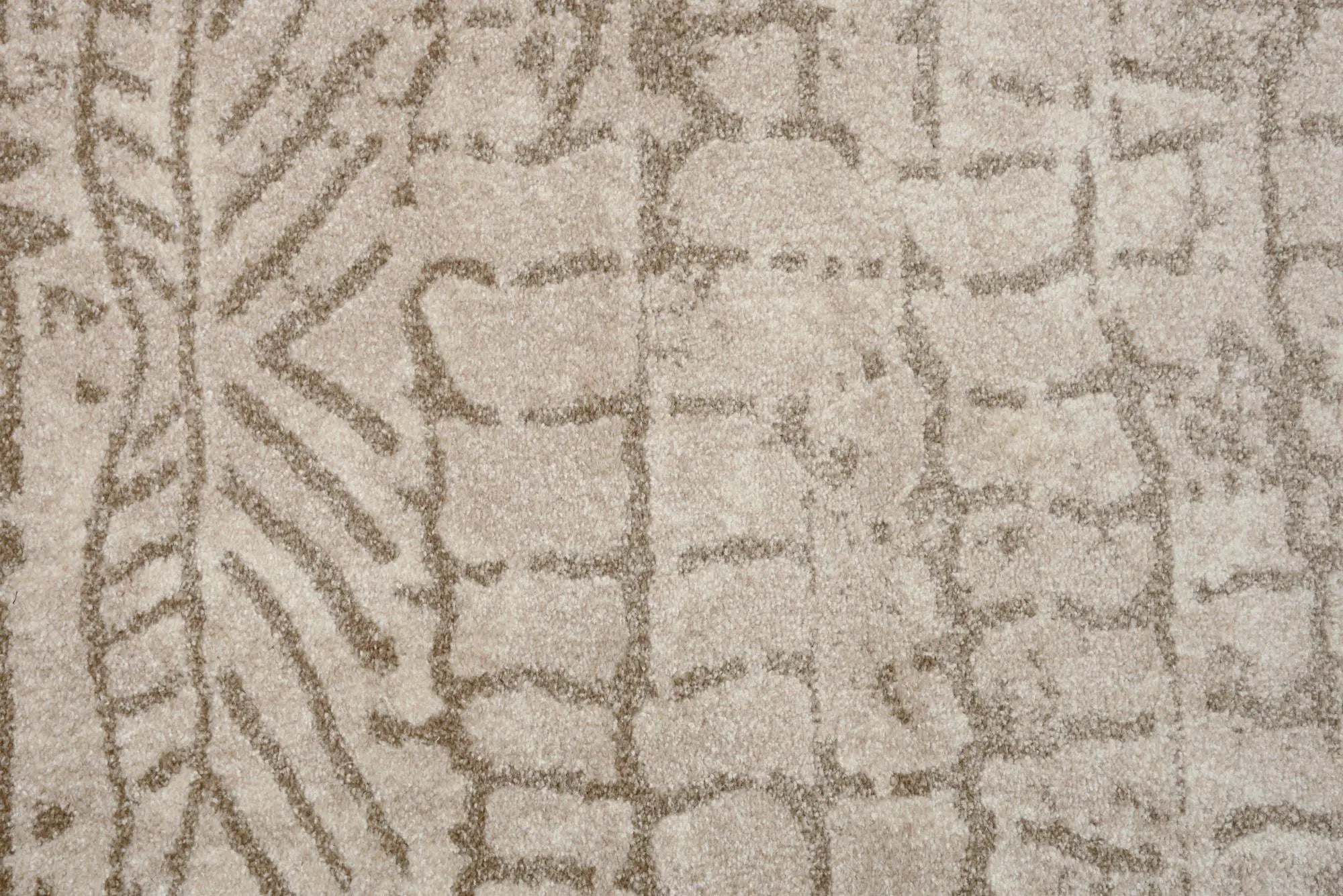 4' X 6' Beige Brown And Ivory Abstract Area Rug Homeroots Home Decor
