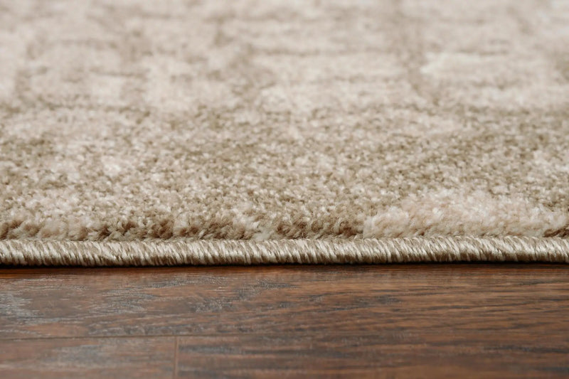 4' X 6' Beige Brown And Ivory Abstract Area Rug Homeroots Home Decor