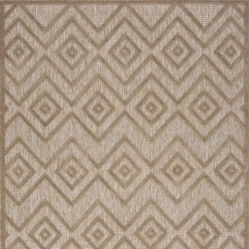 4' X 6' Beige Indoor Outdoor Area Rug Homeroots Outdoor