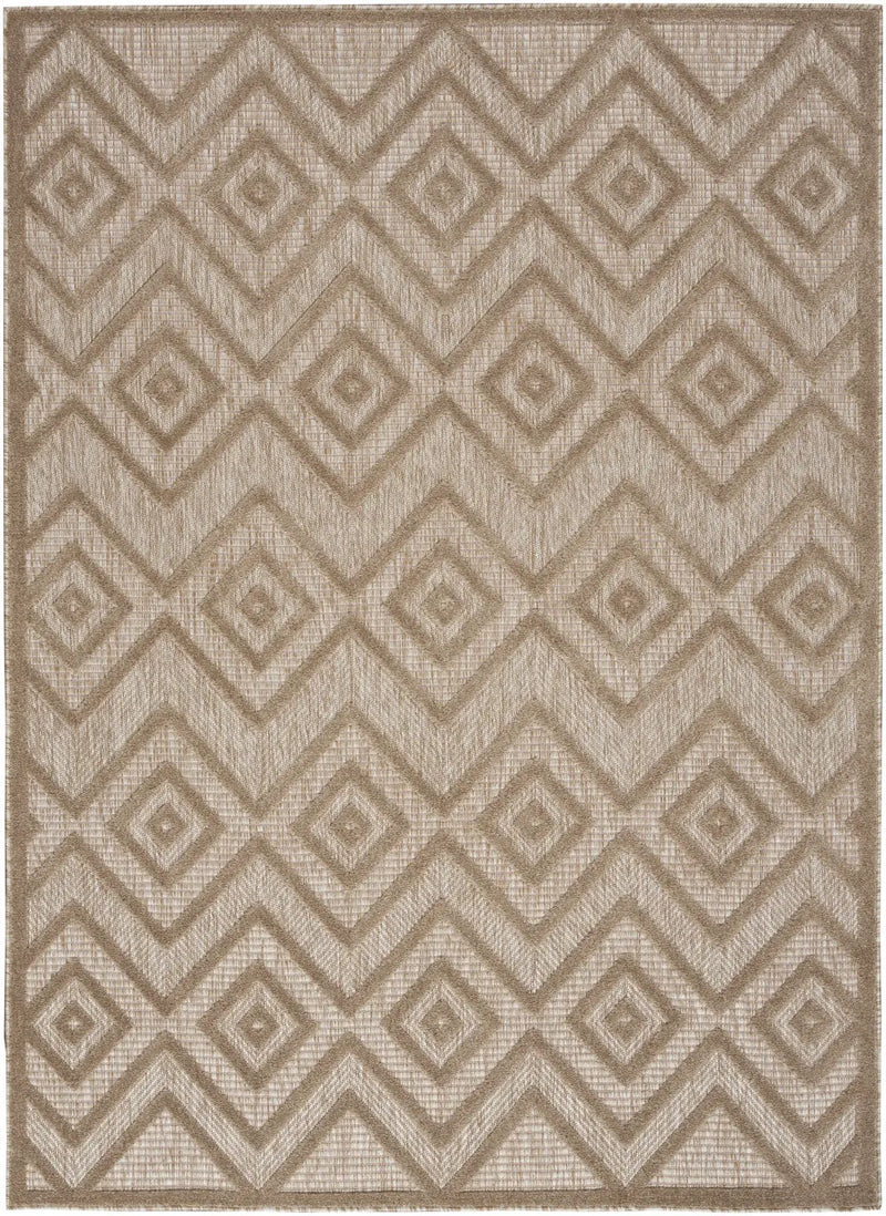 4' X 6' Beige Indoor Outdoor Area Rug Homeroots Outdoor