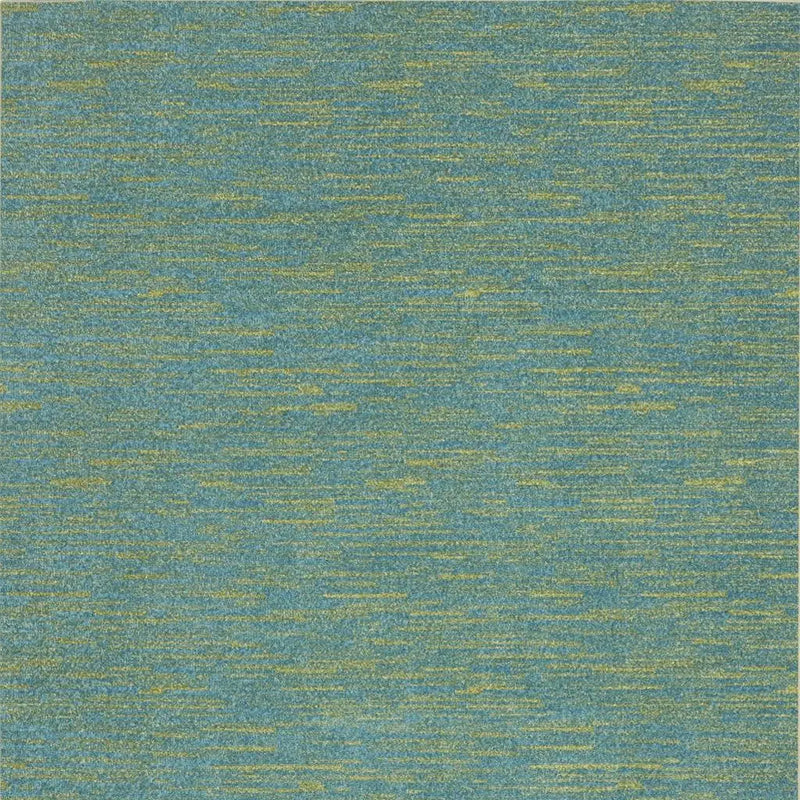 4' X 6' Blue And Green Indoor Outdoor Area Rug Homeroots Outdoor