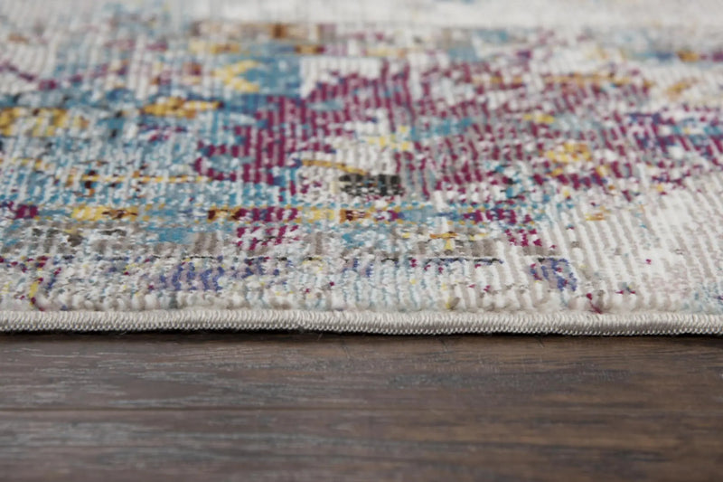 4' X 6' Blue Cream And Gold Oriental Area Rug Homeroots Home Decor