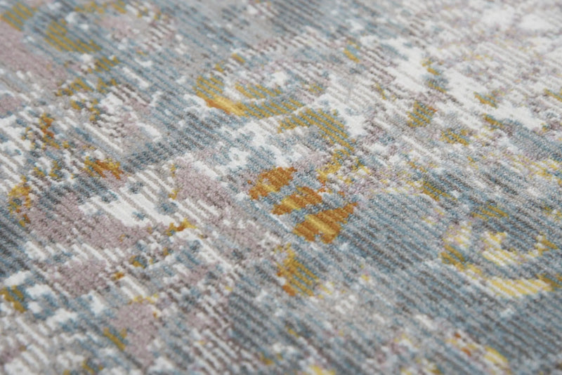 4' X 6' Blue Gray And Cream Oriental Area Rug Homeroots Home Decor