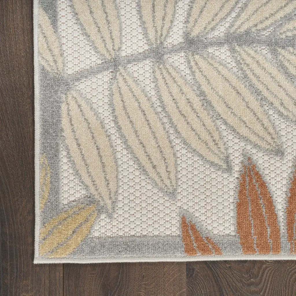 4' X 6' Blue Indoor Outdoor Area Rug Homeroots Outdoor