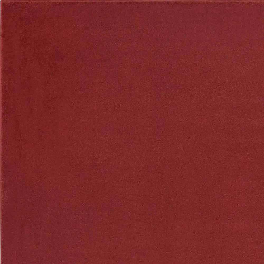 4' X 6' Brick Red Stain Resistant Indoor Outdoor Area Rug Homeroots Outdoor