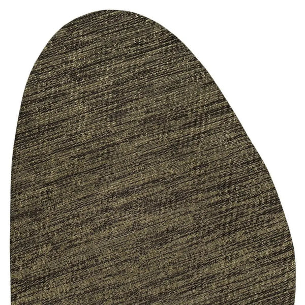 4' X 6' Brown And Black Medallion Indoor Outdoor Area Rug Homeroots Outdoor