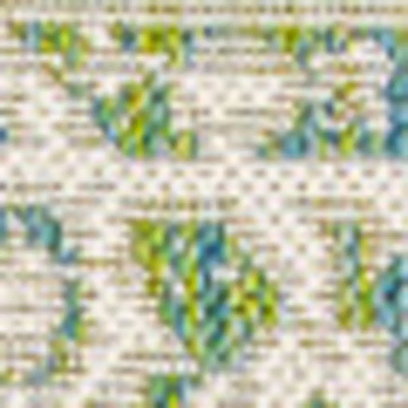 4' X 6' Cream And Green Medallion Indoor Outdoor Area Rug Homeroots Outdoor