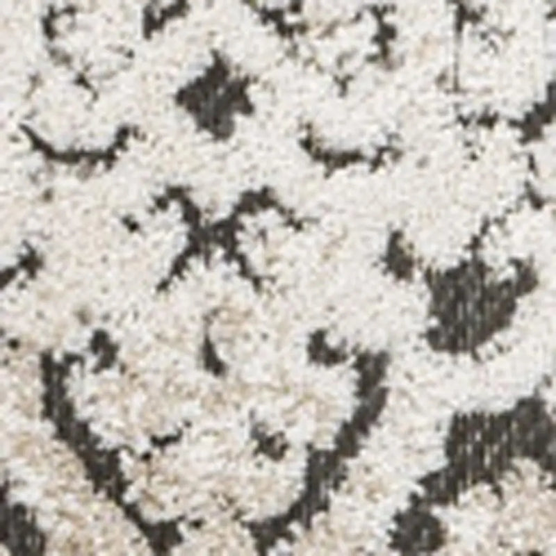 4' X 6' Cream Beige And Dark Gray Abstract Indoor Outdoor Area Rug - GreatEagleInc