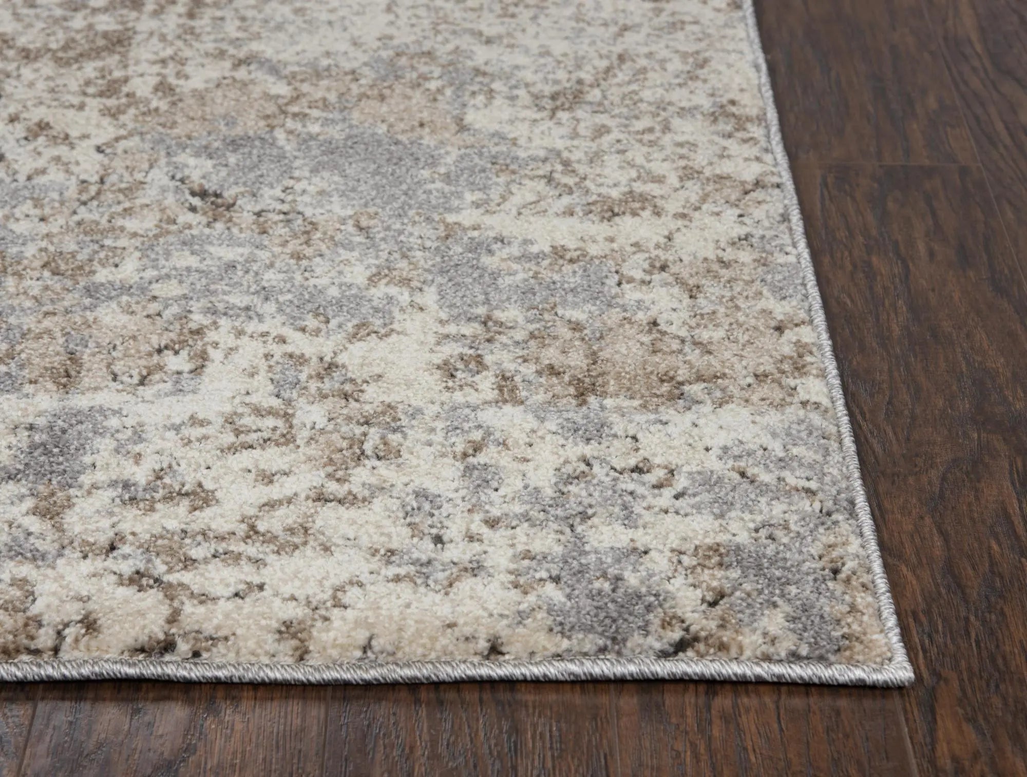 4' X 6' Cream Beige And Taupe Abstract Area Rug Homeroots Home Decor