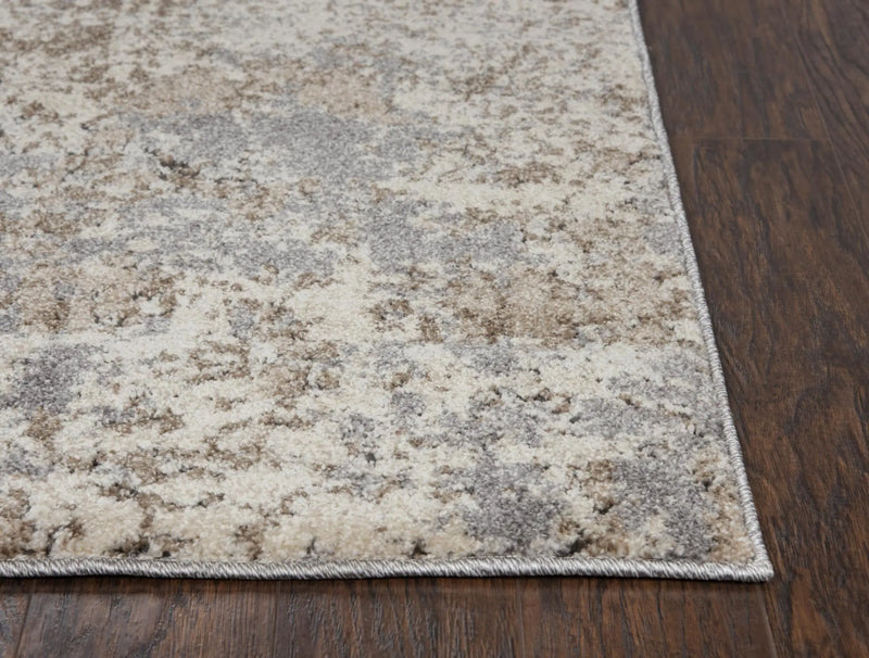 4' X 6' Cream Beige And Taupe Abstract Area Rug Homeroots Home Decor