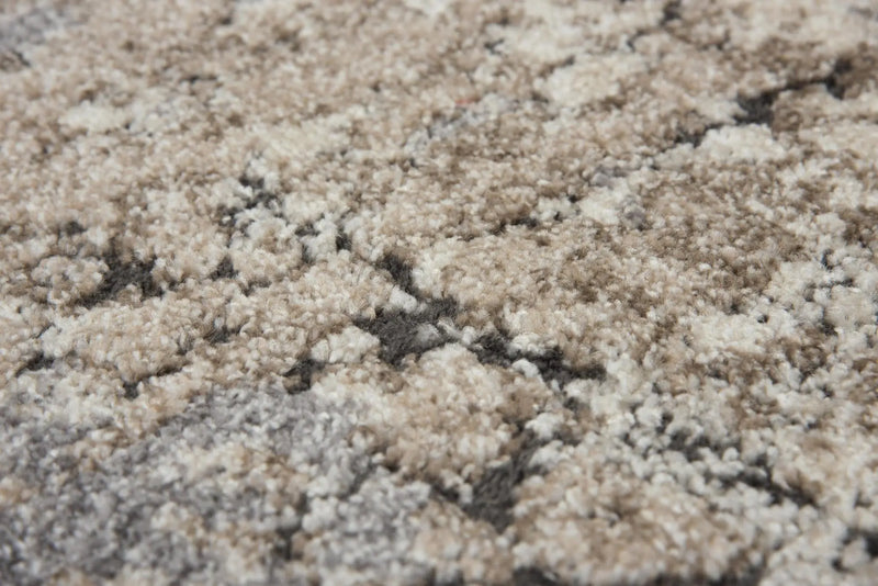 4' X 6' Cream Beige And Taupe Abstract Area Rug Homeroots Home Decor