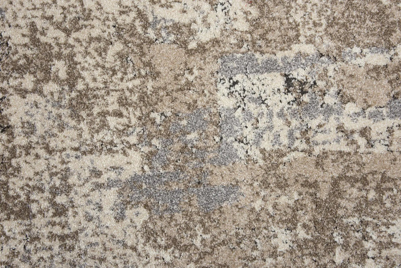 4' X 6' Cream Beige And Taupe Abstract Area Rug Homeroots Home Decor