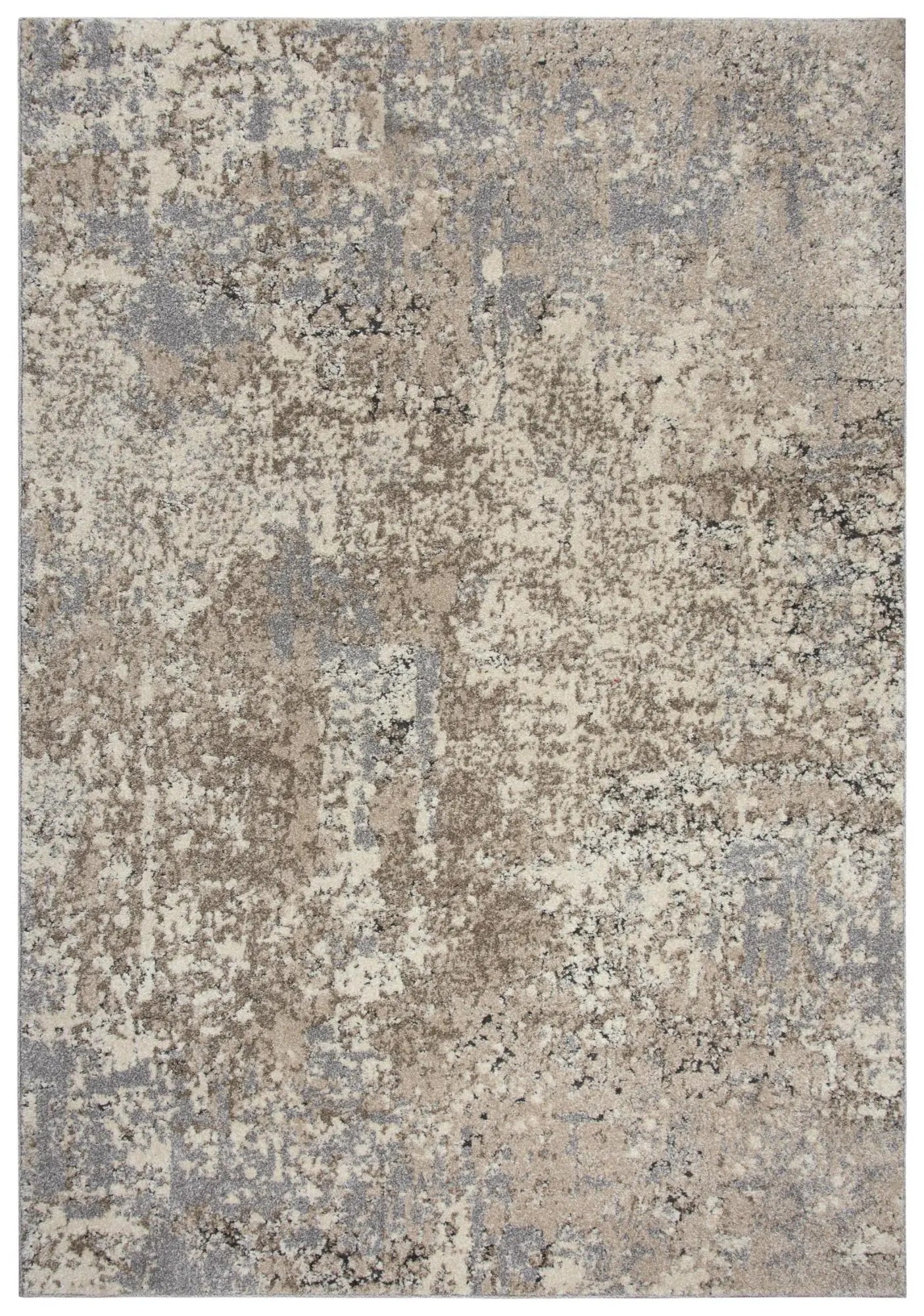 4' X 6' Cream Beige And Taupe Abstract Area Rug Homeroots Home Decor