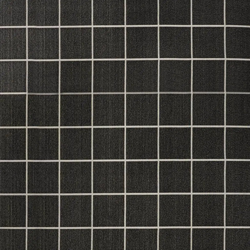 4' X 6' Dark Gray And Cream Plaid Indoor Outdoor Area Rug Homeroots Outdoor