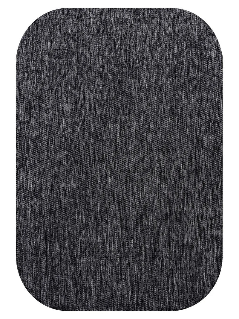 4' X 6' Dark Gray Indoor Outdoor Area Rug Homeroots Outdoor