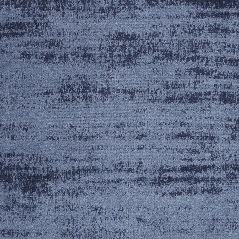 4' X 6' Denim Blue And Navy Blue Abstract Indoor Outdoor Area Rug Homeroots Outdoor