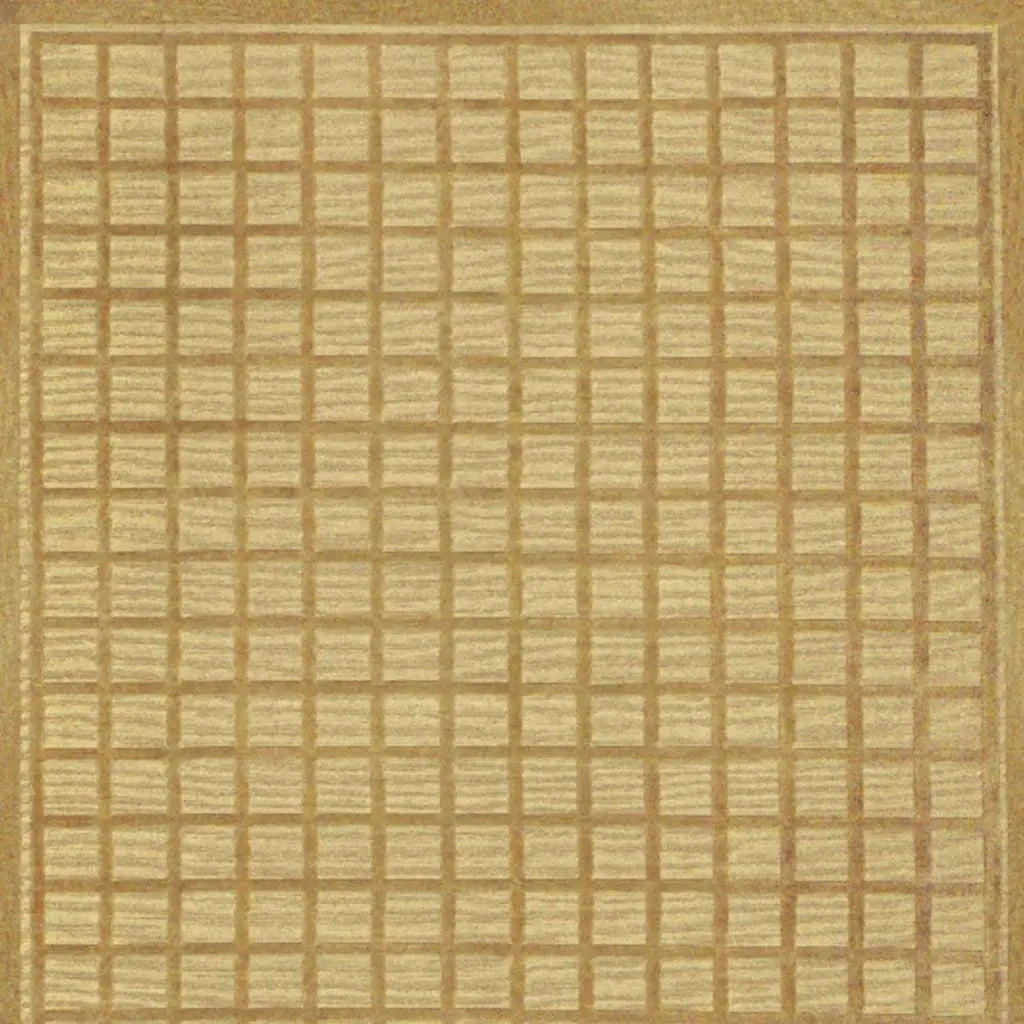 4' X 6' Gold And Brown Wool Geometric Hand Knotted Area Rug Homeroots Home Decor